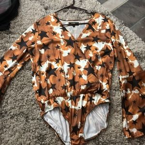 one piece western blouse